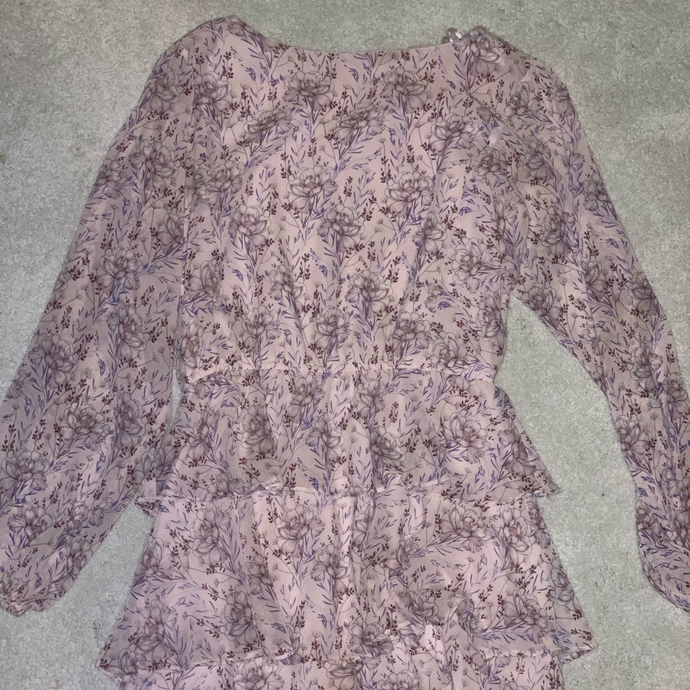1.state floral ruffle dress